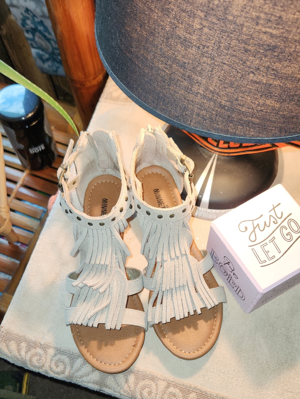 Minnetonka Fringed Sandals